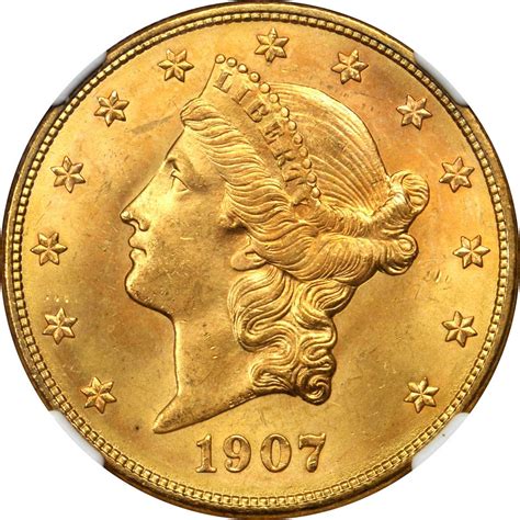 Value Of 1907 D 20 Liberty Double Eagle Sell Rare Coins