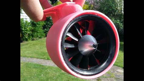 3d Printed Working Edf 70mm Electric Ducted Fan Jet Engine For Rc
