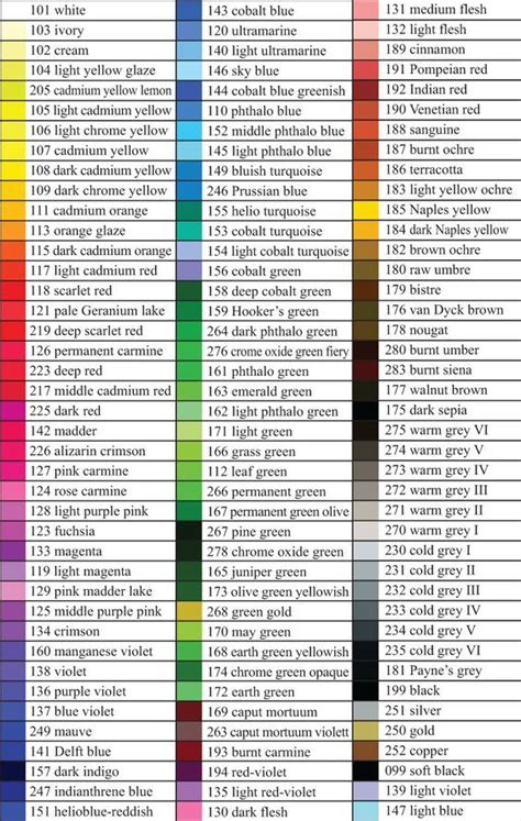 Images Of Faber Castell Markers Color Chart Nuancier Nuancier De
