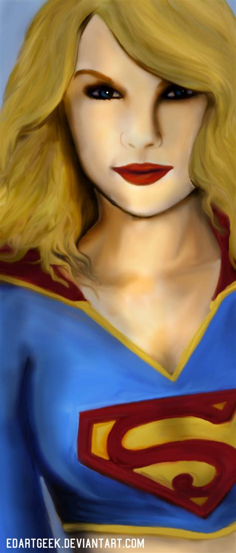 Taylor Swift As Supergirl By Edartgeek On Deviantart
