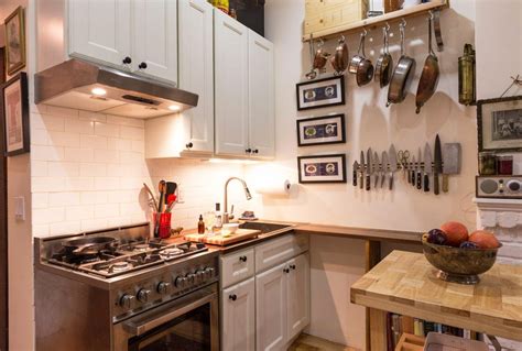 Swimming pool, fireplace, parking available Couple Fills a 242-Square-Foot Village Apartment with ...