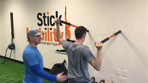 The Wall Shoulder Press - Stick Mobility Exercise - YouTube