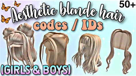 50 Aesthetic Blonde Hair Codes Ids For Brookhaven And Bloxburg Girls
