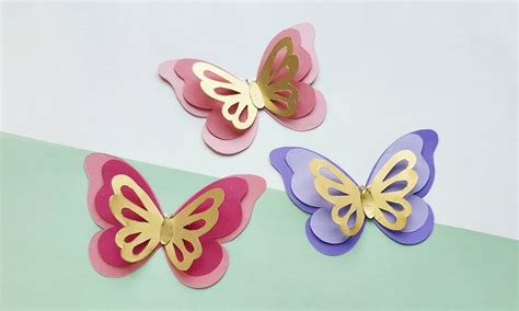 How To Make Paper Butterflies With Free Template