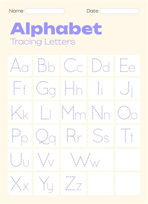 Preschool Alphabet Worksheets