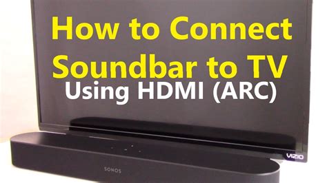 No sound to tv when using hdmi from computer windows 10, 8. How to Connect Soundbar to TV using HDMI ARC - YouTube