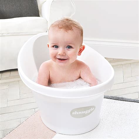 Experienced parents know that a baby is innocent enough to know the potential dangers of water and. Shnuggle Baby Bath with Foam Backrest and Bum Bump Support ...