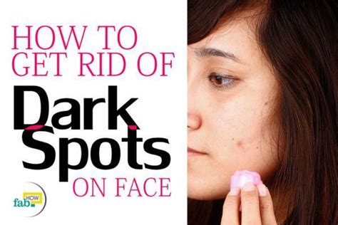 Get Rid Dark Spots Face Just 1 Ingredient Dark Spots On Face Spots