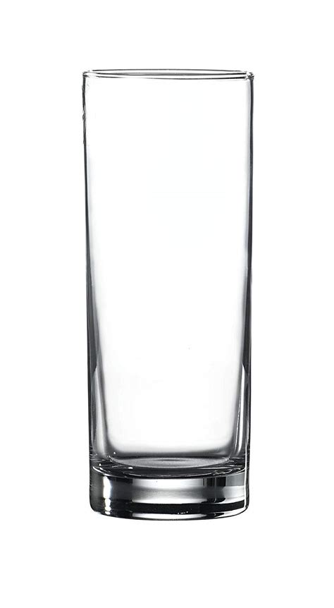 Buy Vikko Clear 12 25 Ounce Classic Highball Drinking Glasses Thick And Durable Heavy Base