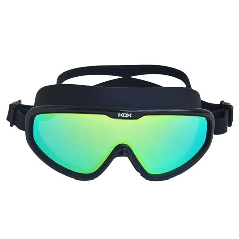 Professional Big Frame Anti Fog Uv Swimming Glasses Silicone Waterproof