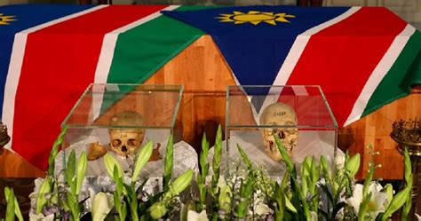 photos germany returns namibia genocide skulls africanews