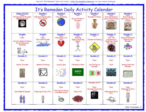 Its Ramadan Curriculum Calendar Ramadan Activities Ramadan Ramadan