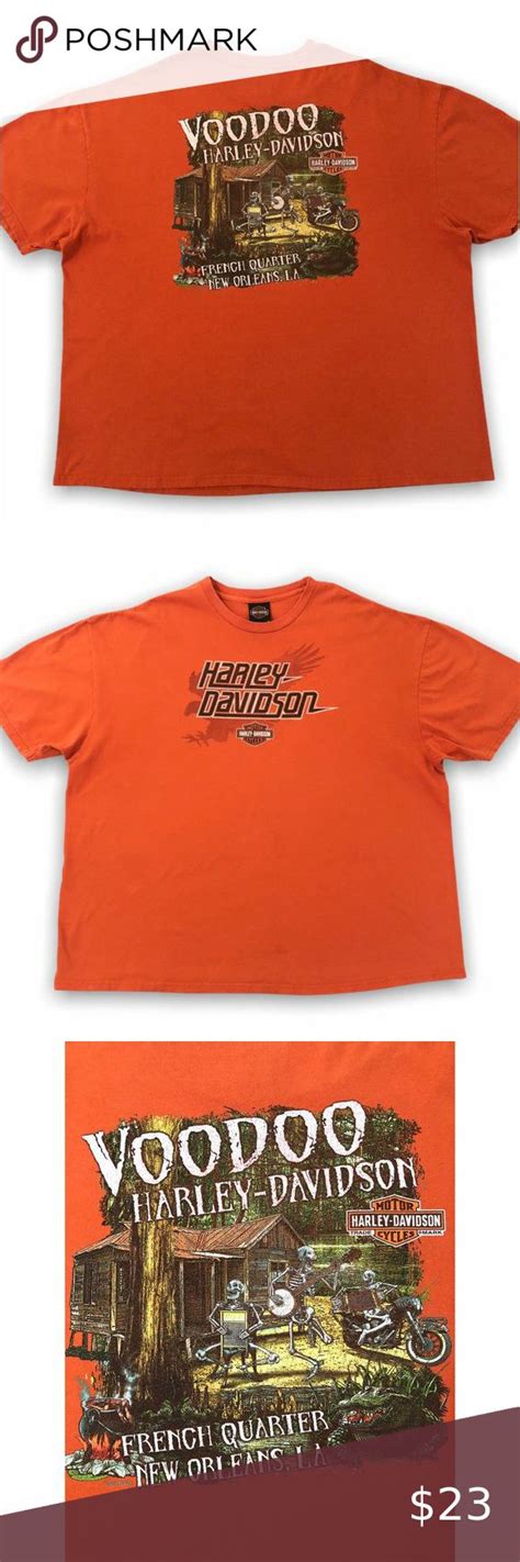 Harley Davidson French Quarter New Orleans Voodoo Graphic T Shirt 3xl