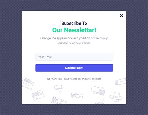 Subscribe Popup Form Develop By Wordpress Website On Behance