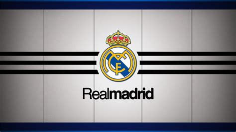 Hd Wallpaper Real Madrid Logo White Emblem Minimalism