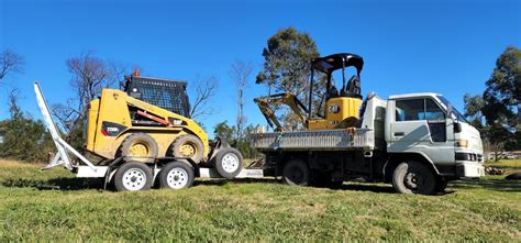 Stevenson Earthmoving Bobcat Mini Excavator And Tipper Trenching