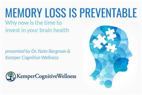 Memory Loss Is Preventable Kemper Cognitive Wellness
