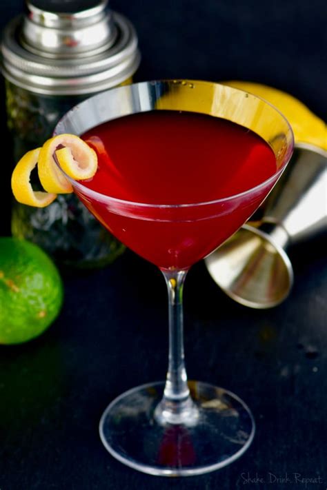 Cosmopolitan Cocktail Shake Drink Repeat