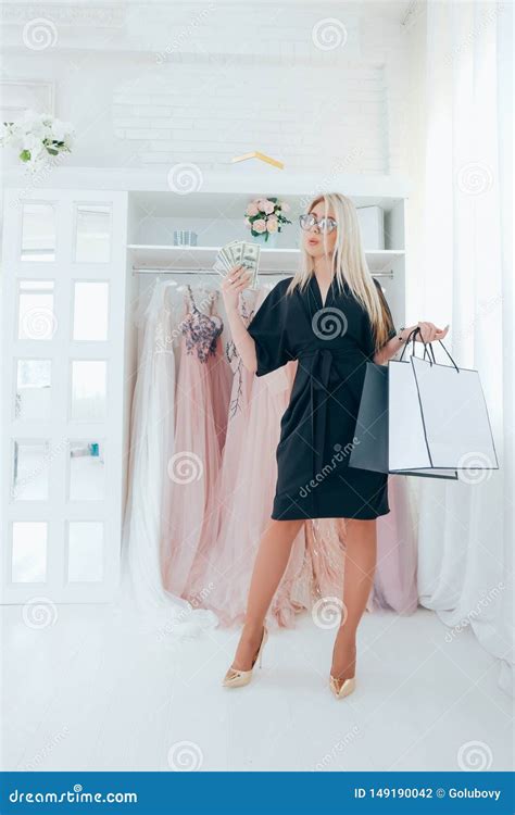 Shopping Habit Luxury Gown Boutique Vip Client Stock Photo Image Of