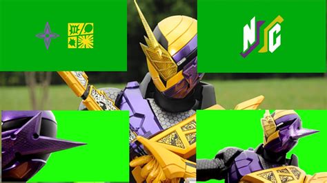 Kamen Rider Build Ninja Comic Form Green Screen Youtube