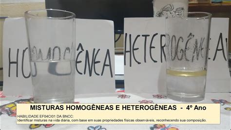 Misturas Homog Neas E Heterog Neas Ano Edukita