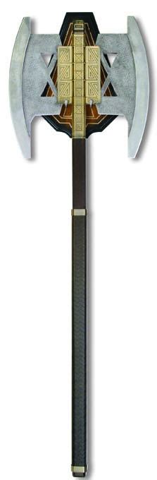 Of course here at darksteelreplica.com we bring you only the best quality available, all our swords are the official replica from the movie. Battle Axe of Gimli, UC1397ABNB