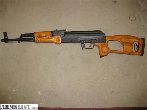 Armslist For Sale Romanian Ak 47 Wdragunov Stock And Side Scope Mount