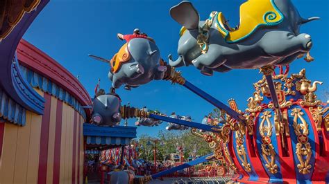 Dumbo Ride Video Disney World Magic Kingdom Youtube