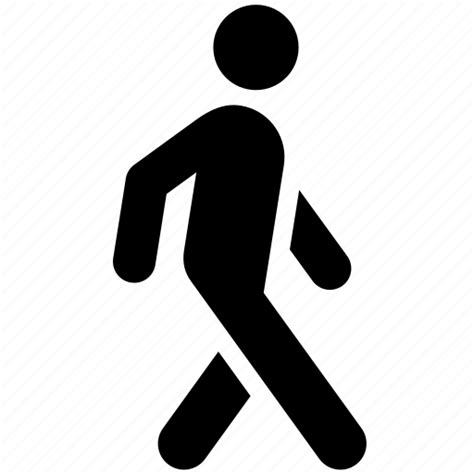 Pedestrian Stroll Walk Walker Walking Icon