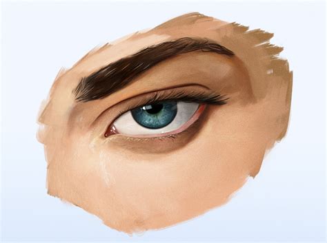 The Eye Tutorial For Digital Painting By Dan Luvisi Section9