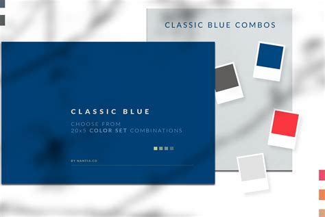 Classic Blue Color Palette Collection Swatches By