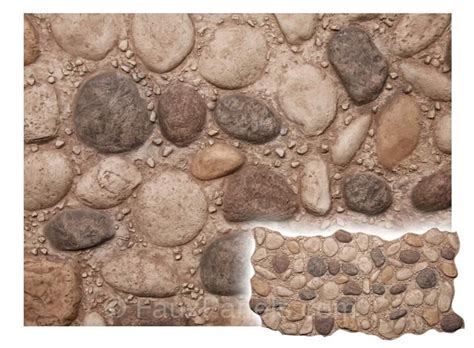 Click panels to view matching accessories. River Rock Veneer Panels | Natural Looking Stone Design ...