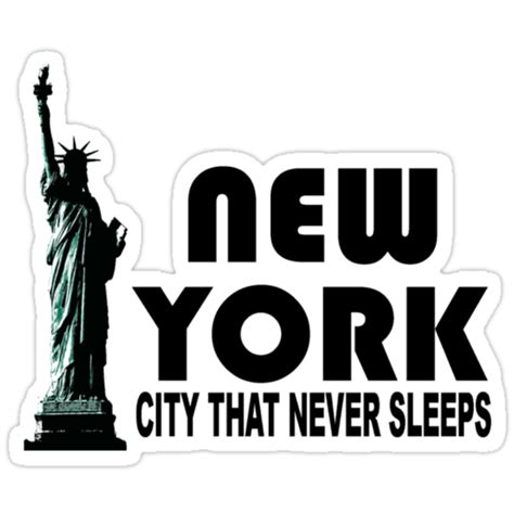 New York Stickers By Loganhille Redbubble