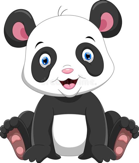Cute Panda Superpower Stock Illustration Illustration Of