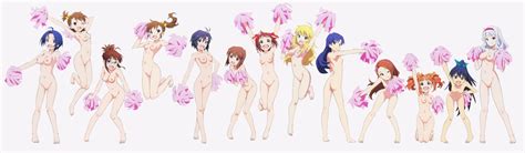 The Idolm Ster Futami Ami Kikuchi Makoto Kisaragi Chihaya Naked Nipples
