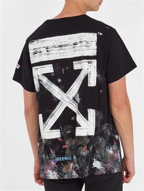 Intlproductsoff White Galaxy Print