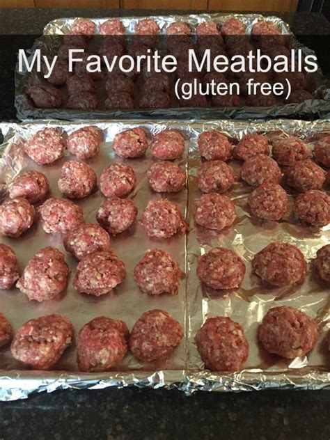 Italian meatballs are one of my oldest son's favorite meals. My Favorite Meatballs (and they are Gluten Free Meatballs ...