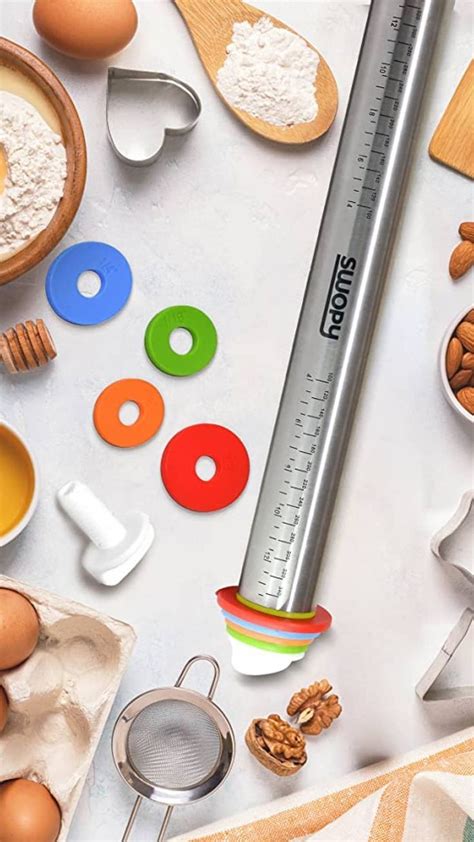 Adjustable Stainless Steel Rolling Pin Your Nest Aura Rolling Pin