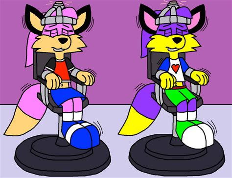 Becky And Lilly Trapped In Chairs 3 By Foxgirl400 On Deviantart