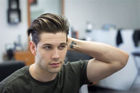 Mens Pushed Back Hairstyles Best Hairstyles