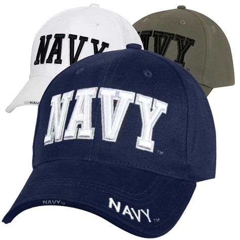 Us Navy Text Embroidered Baseball Cap