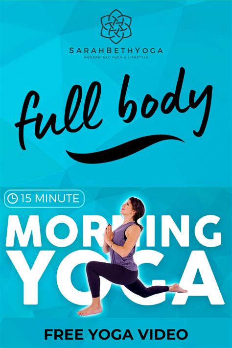 This 15 minute morning yoga routine is a full body yoga flow that will wake you up and get you moving for the day. 15 min Full Body Morning Yoga Flow ☀FEEL GREAT | Morning ...
