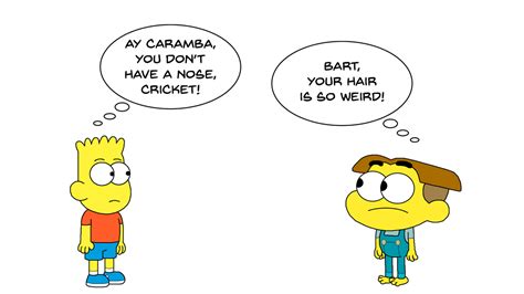 Bart Simpson Meets Cricket Green Bcg Style By Arthony70100 On Deviantart