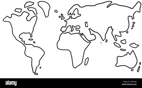 Welt Erde Weltkarte Kontinente Globus Karte Landkarte Grenzen Atlas