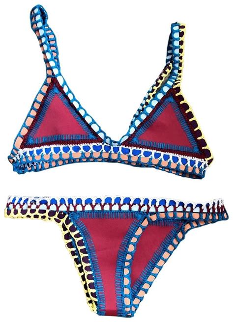 Kiini Multicolor Bikini Set Size 4 S Womens Swimsuits Bikini Bikinis Swimsuits