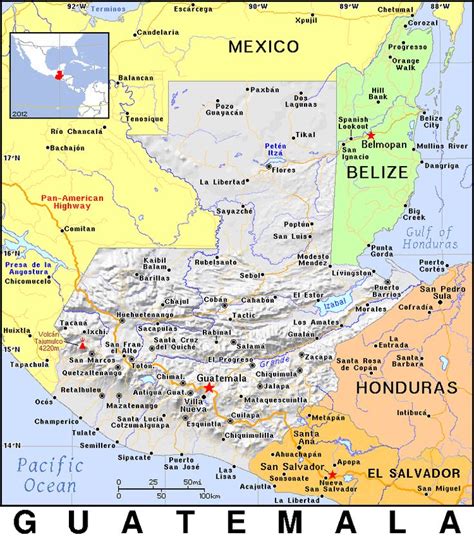 Guatemala Lds Missions Map With Images City Central
