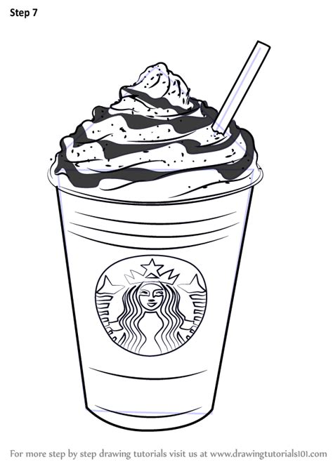 Cute best friend coloring pages you might also like complex geometric coloring pages. Step by Step How to Draw Frappuccino : DrawingTutorials101.com