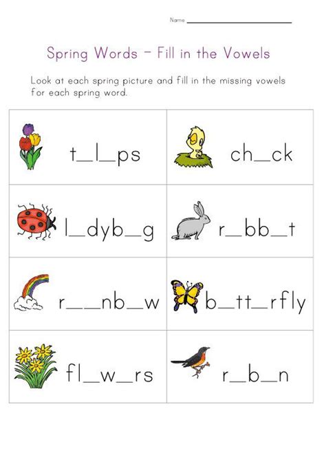 Spring Worksheets Best Coloring Pages For Kids