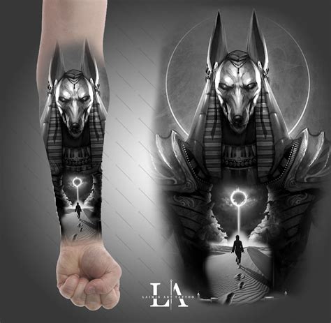 Tatuaje De Anubis Egipcios Cool Arm Tattoos Wolf Tattoos Body Art My Xxx Hot Girl
