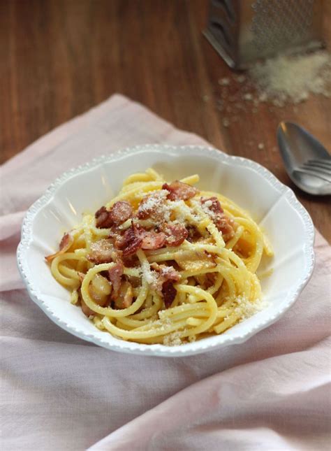 Pâtes à la carbonara la vraie recette